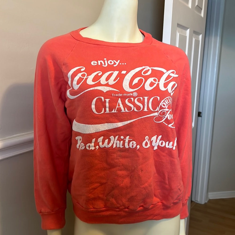 Vintage 80s Coca Cola Pullover Sweater